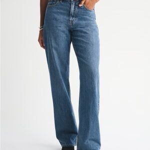 Abercrombie & Fitch Curve Love High Rise Loose Jean